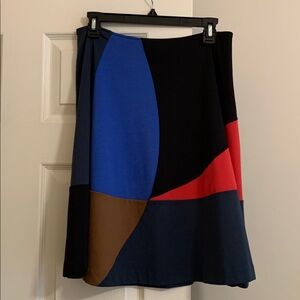 Boden Color Block A Line skirt US 10R